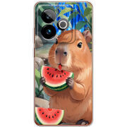 Чохол BoxFace Realme GT 7 5G Капібара з кавуном