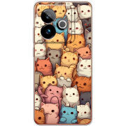 Чохол BoxFace Realme GT 7 5G Котики муркотики