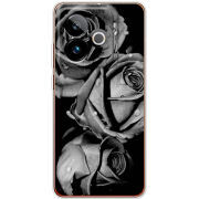 Чохол BoxFace Realme GT 7 5G Black and White Roses