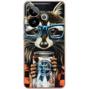 Чохол BoxFace Realme GT 7 5G Енот с банкой