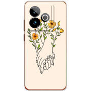 Чохол BoxFace Realme GT 7 5G Flower Hands