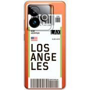 Прозорий чохол BoxFace Realme GT 7 5G Ticket Los Angeles
