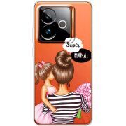 Прозорий чохол BoxFace Realme GT 7 5G Super Mama and Daughter
