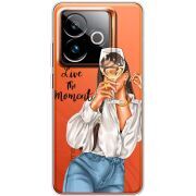 Прозорий чохол BoxFace Realme GT 7 5G Live The Moment