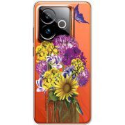 Прозорий чохол BoxFace Realme GT 7 5G My Bouquet