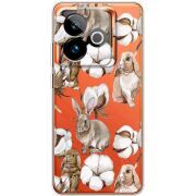 Прозорий чохол BoxFace Realme GT 7 5G Cotton and Rabbits