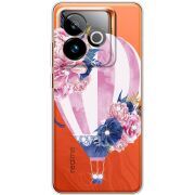 Чохол зі стразами Realme GT 7 5G Pink Air Baloon