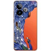 Чохол зі стразами Realme GT 7 5G Peafowl