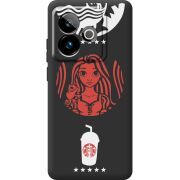 Чорний чохол BoxFace Realme GT 7 5G RedWhite Coffee