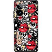 Чорний чохол BoxFace Realme GT 7 5G Rock Graffiti