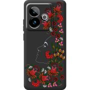 Чорний чохол BoxFace Realme GT 7 5G 3D Ukrainian Muse