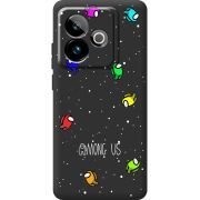 Чорний чохол BoxFace Realme GT 7 5G Among Us Invisible