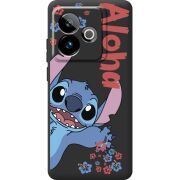 Чорний чохол BoxFace Realme GT 7 5G Гавайський гість Stich