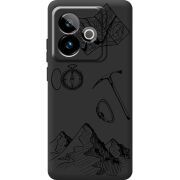 Чорний чохол BoxFace Realme GT 7 5G Mountains