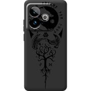 Чорний чохол BoxFace Realme GT 7 5G Hugin and Munin