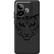 Чорний чохол BoxFace Realme GT 7 5G Tiger