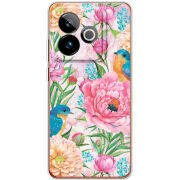 Чохол BoxFace Realme GT 7T 5G Birds in Flowers