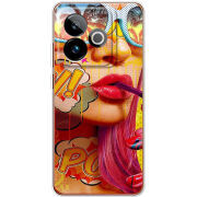 Чохол BoxFace Realme GT 7T 5G Yellow Girl Pop Art