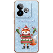 Чохол BoxFace Realme GT 7T 5G Fox З новим роком!