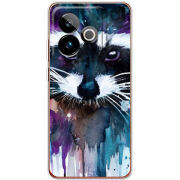 Чохол BoxFace Realme GT 7T 5G Акварельный енот