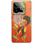 Прозорий чохол BoxFace Realme GT 7T 5G Cute Mermaid