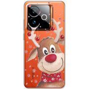 Прозорий чохол BoxFace Realme GT 7T 5G Winter Deer