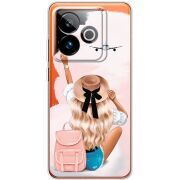 Прозорий чохол BoxFace Realme GT 7T 5G Travel Girl