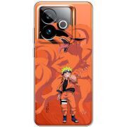 Прозорий чохол BoxFace Realme GT 7T 5G Naruto and Kurama