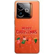 Прозорий чохол BoxFace Realme GT 7T 5G Merry Christmas