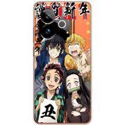 Прозорий чохол BoxFace Realme GT 7T 5G Незуко та друзі