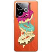 Прозорий чохол BoxFace Realme GT 7T 5G Donuts