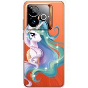 Чохол зі стразами Realme GT 7T 5G Unicorn Queen