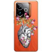 Чохол зі стразами Realme GT 7T 5G Heart