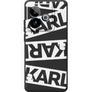 Чорний чохол BoxFace Realme GT 7T 5G White Karl