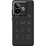 Чорний чохол BoxFace Realme GT 7T 5G Minimalistic