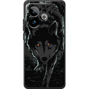Чорний чохол BoxFace Realme GT 7T 5G Wolf