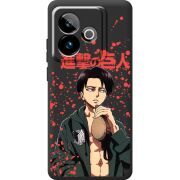 Чорний чохол BoxFace Realme GT 7T 5G Атака Титанов Леви