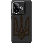 Чорний чохол BoxFace Realme GT 7T 5G Ukrainian Trident
