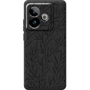 Чорний чохол BoxFace Realme GT 7T 5G Leaves