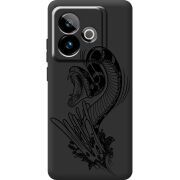 Чорний чохол BoxFace Realme GT 7T 5G Snake