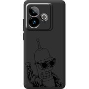 Чорний чохол BoxFace Realme GT 7T 5G 