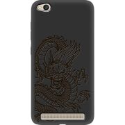 Черный чехол Uprint Xiaomi Redmi 5A Chinese Dragon