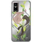 Прозорий чохол BoxFace Infinix GT 30 Pro Cute Mermaid