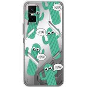 Прозорий чохол BoxFace Infinix GT 30 Pro с 3D-глазками HIYA