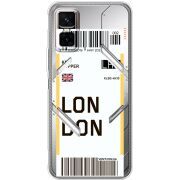 Прозорий чохол BoxFace Infinix GT 30 Pro Ticket London