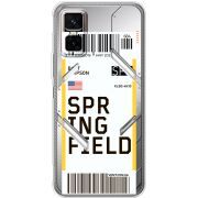 Прозорий чохол BoxFace Infinix GT 30 Pro Ticket Springfield