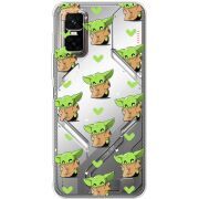 Прозорий чохол BoxFace Infinix GT 30 Pro Pattern Baby Yoda