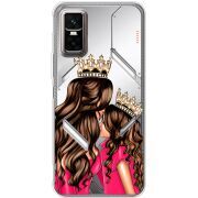 Прозорий чохол BoxFace Infinix GT 30 Pro Queen and Princess