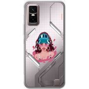 Прозорий чохол BoxFace Infinix GT 30 Pro Selena Gomez