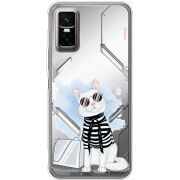 Прозорий чохол BoxFace Infinix GT 30 Pro Cat Style